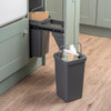Caple Side Mounted 28L Pull Out Duo Bin