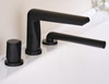 Riobel Parabola Bath Shower Mixer Tap - Black