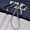 Riobel Venty Wall Mounted Bath Shower Mixer Tap - Chrome