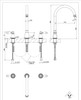 Franke Gloriana Classic 3 Hole Kitchen Tap - Polished Brass