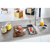 Franke Kubus KNG PRO 110-62 Fragranite Undermount Single Bowl Kitchen Sink - Polar White