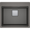 Franke Kubus KNG PRO 610-53 FTL Fragranite Undermount Single Bowl Kitchen Sink - Stone Grey