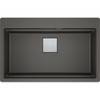 Franke Kubus KNG PRO 610-73 FTL Fragranite Undermount Single Bowl Kitchen Sink - Slate Grey