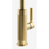 Franke Tessuto L-Spout Side Lever Kitchen Tap - Brushed Gold