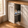 Austen & Co. 40L Built-In Pull Out Cupboard Kitchen Bin - 2 Compartments