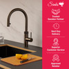 Quooker Flex Pull Out Boiling Water Gunmetal Tap with Tank