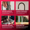 Quooker Flex Pull Out Boiling Water Gunmetal Tap with Tank