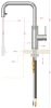 Quooker Flex Square Pull Out Boiling Water Gunmetal Tap with Tank
