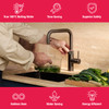 Quooker Flex Square Pull Out Boiling Water Gunmetal Tap with Tank