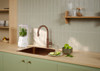 Quooker Flex Pull Out Boiling Water Rose Copper Tap with Tank
