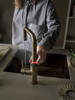 Quooker Flex Square Pull Out Boiling Patinated Brass Tap with Tank