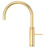 Quooker Fusion Round Boiling Water Gold Tap with Tank