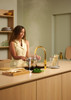 Quooker Fusion Round Boiling Water Gold Tap with Tank