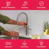 Quooker Classic Fusion Round Boiling Water Stainless Steel Tap with Tank