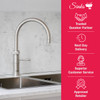Quooker Classic Fusion Round Boiling Water Stainless Steel Tap with Tank