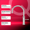 Quooker Classic Fusion Round Boiling Water Stainless Steel Tap with Tank