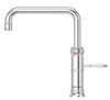 Quooker Classic Fusion Square Boiling Water Chrome Tap with Tank