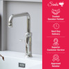 Quooker Classic Fusion Square Boiling Water Chrome Tap with Tank