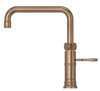 Quooker Classic Fusion Square Boiling Water Patinated Brass Tap with Tank