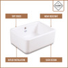 Shaws Butler 600 Ceramic Kitchen Sink