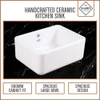 Shaws Butler 600 Ceramic Kitchen Sink