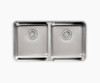 Kohler Icerock Double Bowl Hi/Low Kitchen Sink