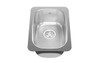 Franke Kindred Brampton Stainless Steel Undermount Kitchen Sink - Half Bowl