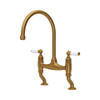 Perrin and Rowe Ionian 4193 Deck Mounted Tap, Lever Handles