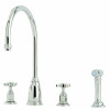 Perrin & Rowe Athenian (with Rinse) 4375 Kitchen Tap - Chrome