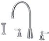 Perrin & Rowe Athenian (with Rinse) 4376 Kitchen Tap - Chrome