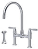 Perrin & Rowe Io 4273 (with Rinse) Kitchen Tap - Chrome