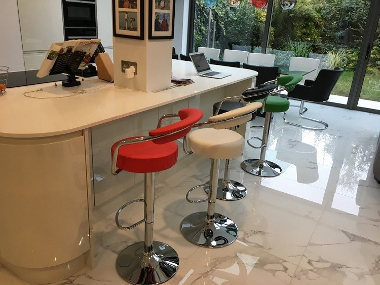 Amazon Red Breakfast Bar Stools Uk Xpork Wooden Bar Stool With