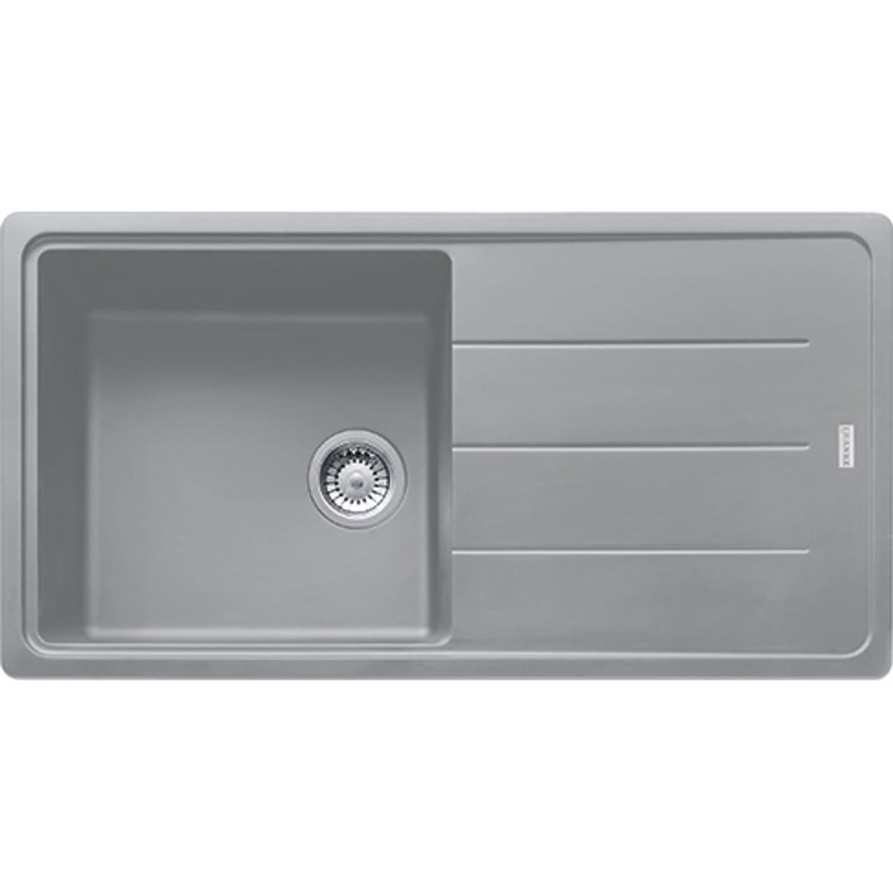 Franke Basis BFG611-970 Reversible Fragranite Stone Grey Kitchen Sink -  Sinks