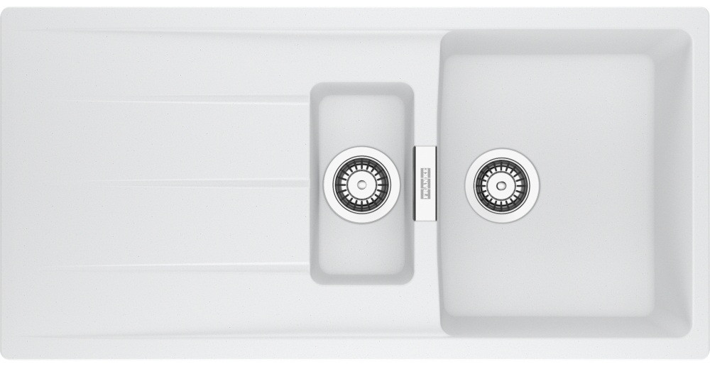 Franke Centro Fragranite 1.5 Bowl White Kitchen Sink | sinks.co.uk