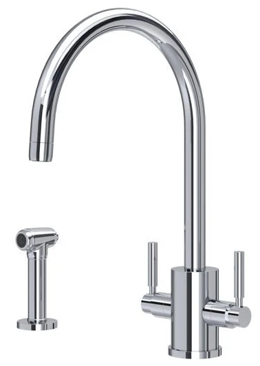 Perrin & Rowe Orbiq 4312 Handrinse Kitchen Tap - Chrome