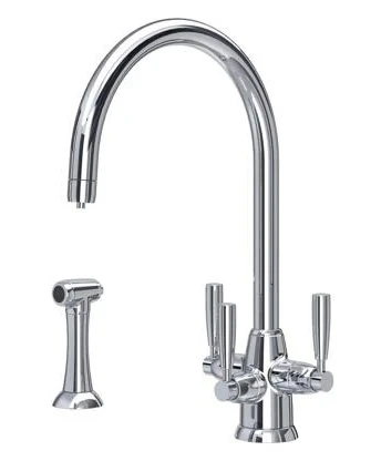 Perrin & Rowe Metis 1580 (with Rinse) Filter Tap - Chrome