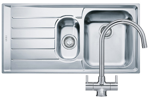 Franke Neptune Nex251 Single Half Bowl Sink Athena Kitchen Tap Package