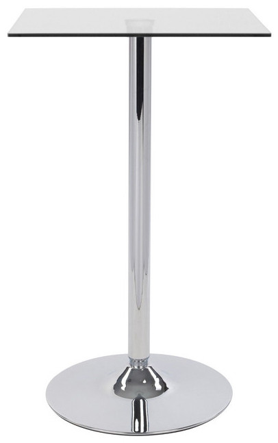 Como Poseur Table Square Clear Glass