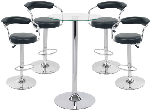 Zenith Bar Stool and Como Table Package Zenith Bar Stool and Como Table Package