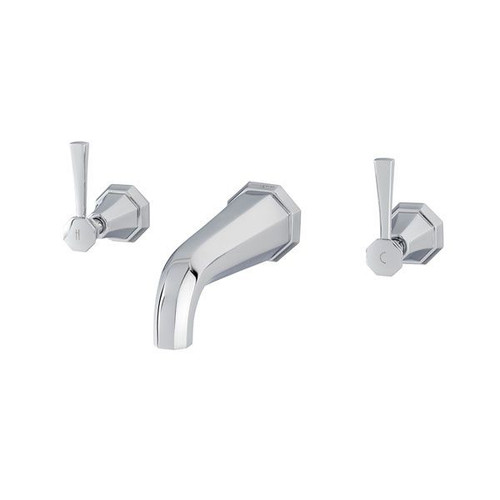 Perrin & Rowe 3170 Three Hole Wall Mounted Basin Mixer Tap, Lever Handles Perrin & Rowe 3170 Three Hole Wall Mounted Basin Mixer Tap, Lever Handles