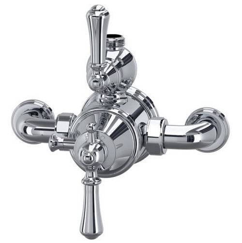 Perrin & Rowe 5751 Exposed Thermostatic Shower Valve, Lever Handles - Chrome