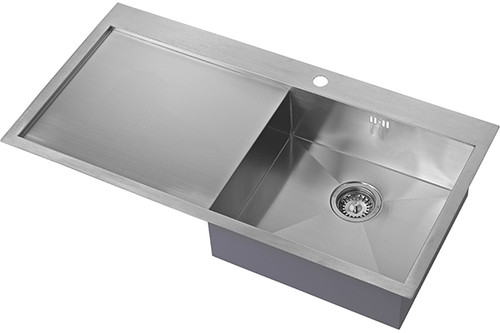 1810 Zenuno 5 I-F BBR Single Bowl Kitchen Sink With Drainer