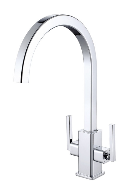 Rak Square Kitchen Sink Mixer Tap With Double Sode Lever