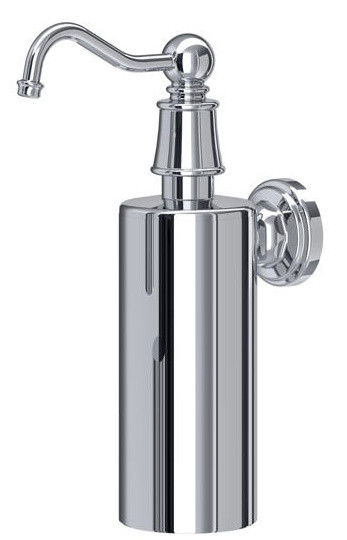 Perrin and Rowe Country Collection Wall Mounted Soap Dispenser 6673 - Chrome