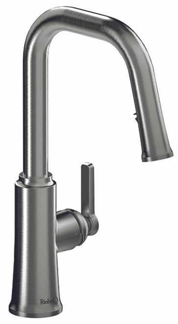 Riobel Trattoria Mixer with Pull Down Spray Square Spout Stainless Steel Kitchen Tap Riobel Trattoria Mixer with Pull Down Spray Square Spout Stainless Steel Kitchen Tap