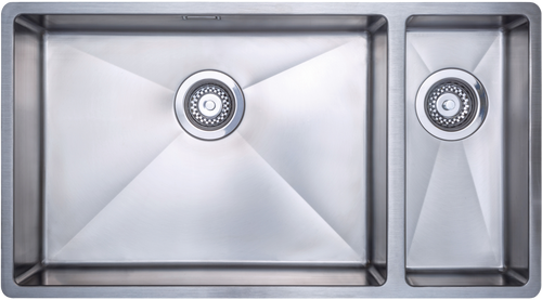 Ex- Display Austen & Co. Como Stainless Steel Extra Large Inset & Undermount 1.5 Bowl Kitchen Sink Left Hand Main Bowl