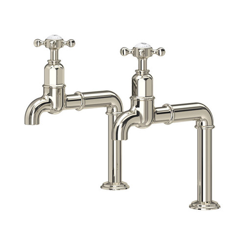 Perrin & Rowe Mayan 4338 (Deck Mounted) Kitchen Tap - Nickel