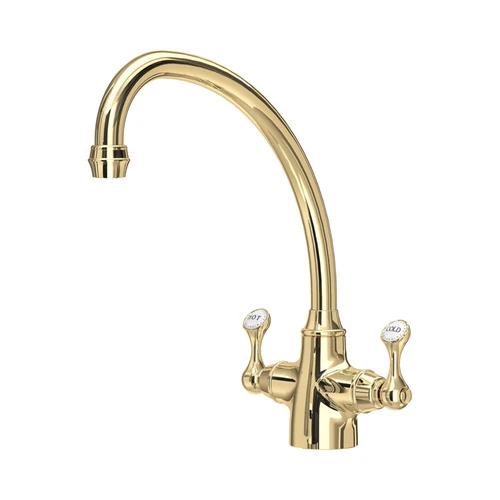 Perrin & Rowe Etruscan 4320 Kitchen Tap - Polished Brass