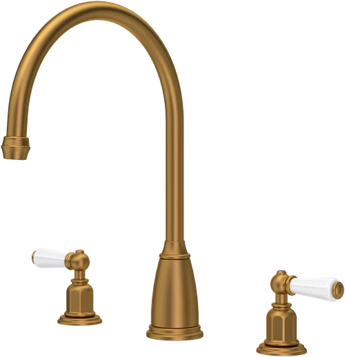 Perrin & Rowe Athenian 4371 Kitchen Tap - Aged Brass
