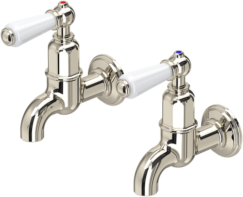 Perrin & Rowe Mayan 4322 (Wall Mounted) Kitchen Tap - Nickel
